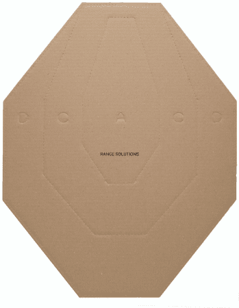 IPSC Range Solution Cardboard Shield Brown 1pc
