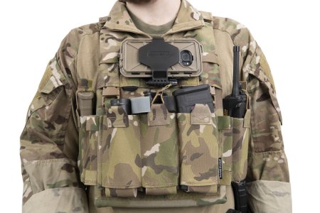 Spiritus LV-119 Front Overt Plate Bag (Medium) - Multicam