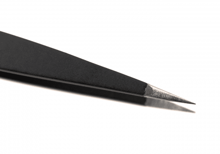 Clawgear Point Tip Tweezers 11.5cm Black