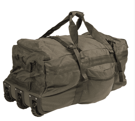 Miltec OD COMBAT DUFFLE BAG WITH WHEEL