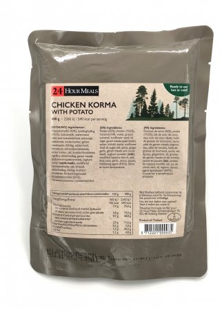 24 Hour Meals Chicken Korma Potato