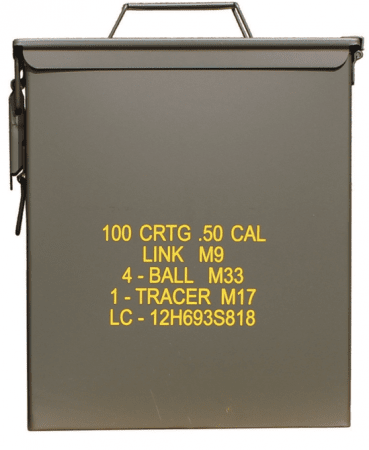 Miltec US OD CAL.50 Large Ammo Box Steel