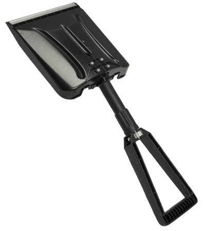 Miltec Black ABS Foldable Snow/Sand Shovel