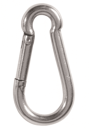 Miltec 80mm Stainless Steel Carabiner