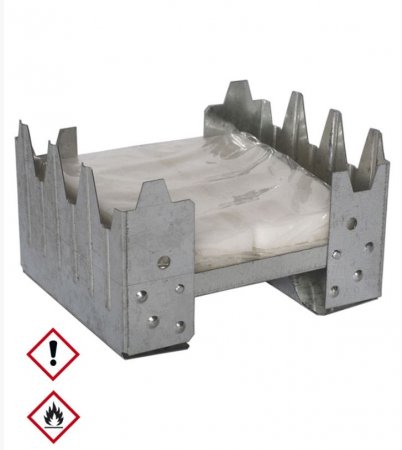 MILTEC NATO LARGE FOLDING STOVE W.FUEL TABLETS