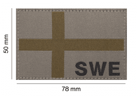 Clawgear Sweden Flag Patch RAL7013