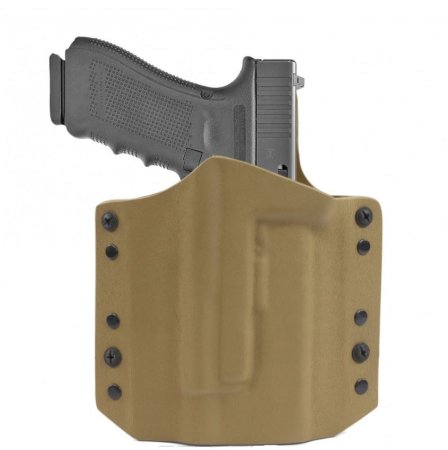 Warrior Ares Kydex Holster for Glock 17/19 with TLR Coyote