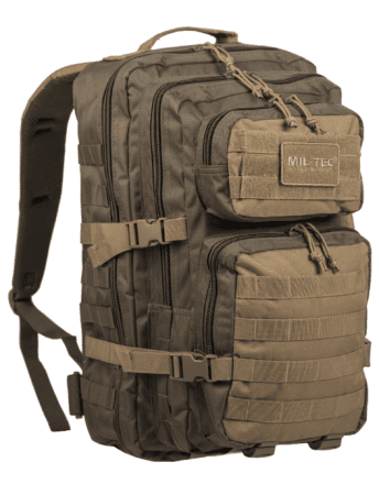 Miltec RANGER GREEN/COYOTE BACKPACK US ASSAULT LARGE