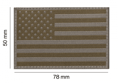Clawgear USA Flag Patch RAL7013