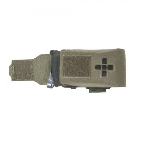 Warrior Laser Cut Small Horizontal Individual First Aid Kit Pouch Ranger Green