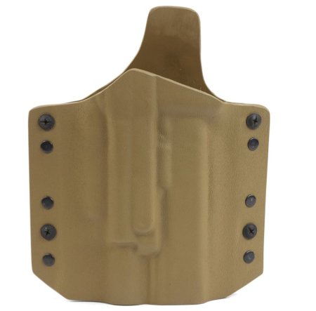 Warrior Ares Kydex Holster for Glock 17/19 with X300 flashligt Coyote