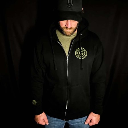 GBRS INSTRUCTOR ZIP UP HOODIE BLACK XL