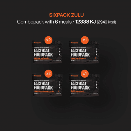 Tactical Foodpack Six Pack Zulu